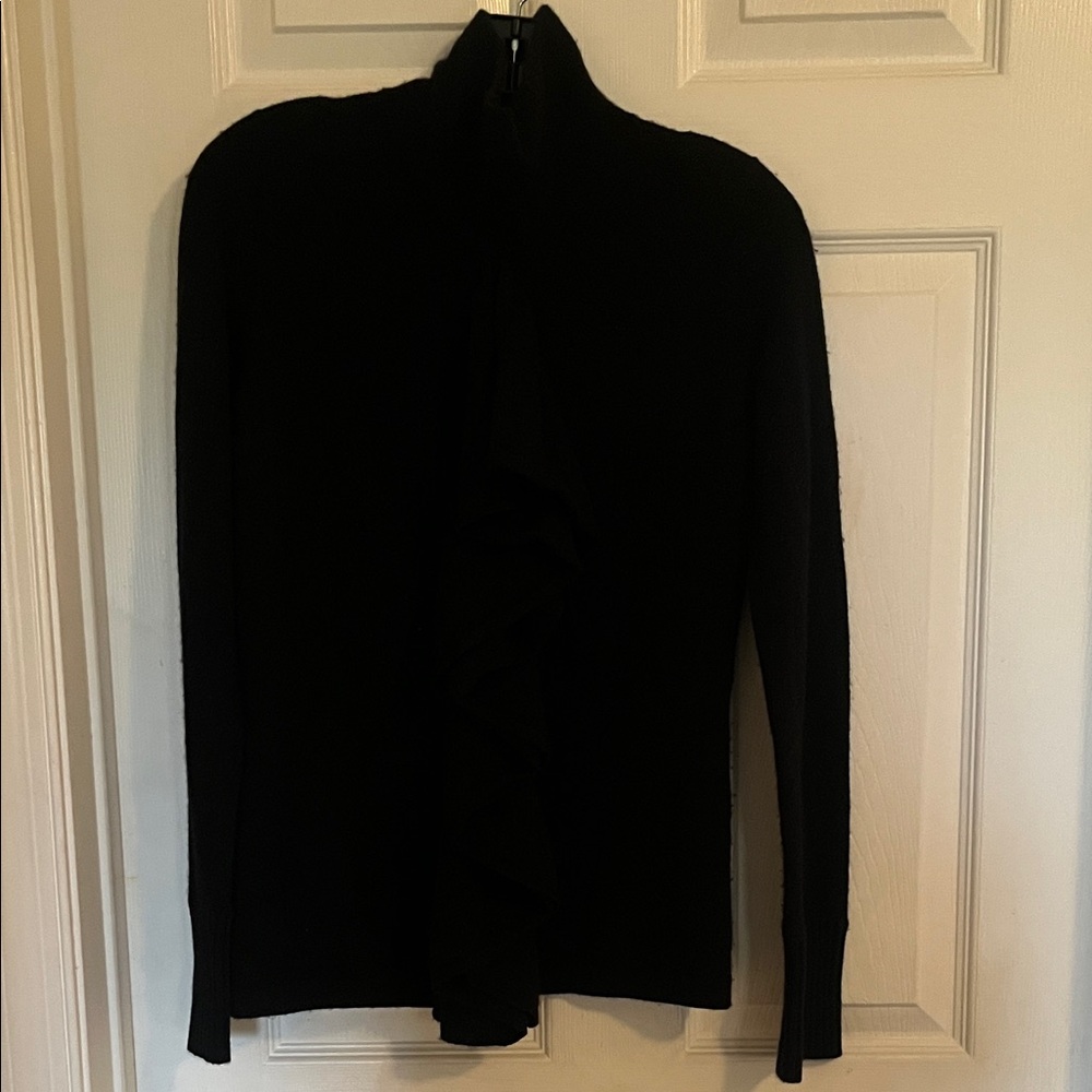 Diane Von Furstenberg Black cashmere Knit Sweater. NSF